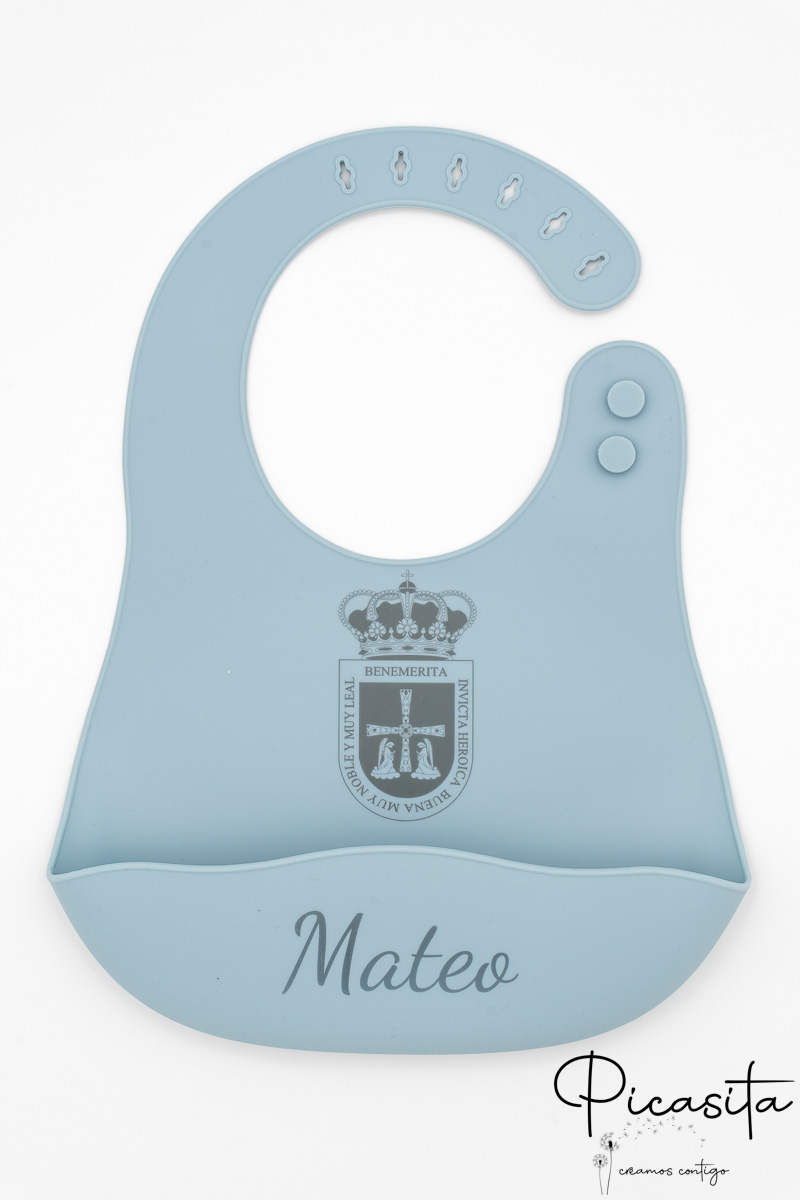 babero personalizado con nombre Ethan