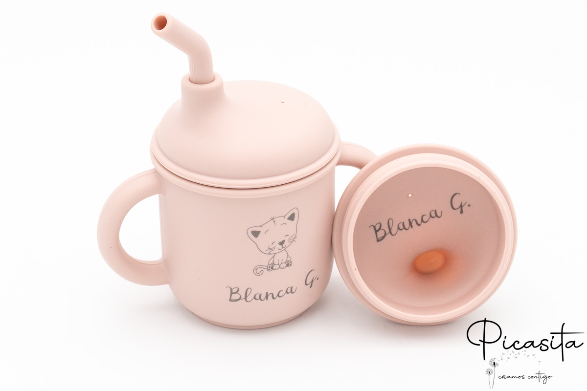 vaso de aprendizaje personalizado con nombre Brian Daniel